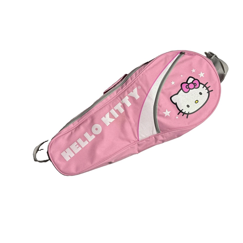 Vintage 2013 Hello Kitty Pink Tennis Racket Bag Sanrio Y2K Sport Accessory